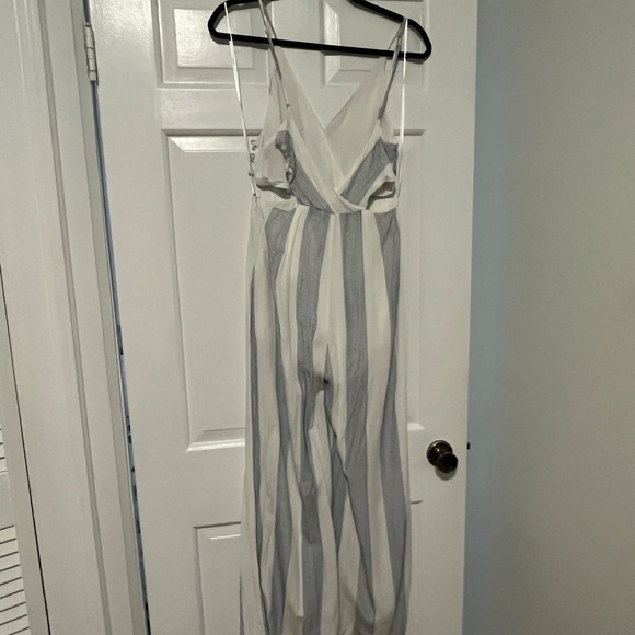 Jumpsuit blue and white stripes - Picture 2 of 2